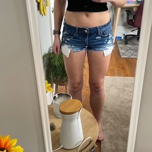 short jean shorts american eagle